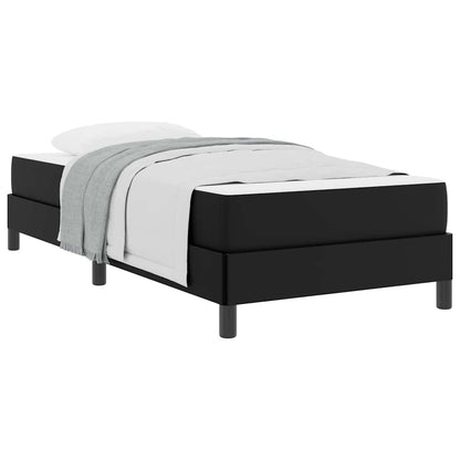 Bed Anders Zwart 80 x 200 cm Kunstleer