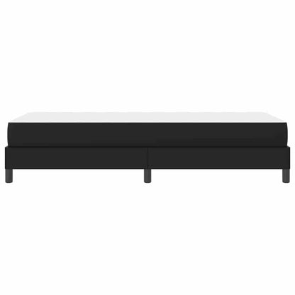 Bed Anders Zwart 80 x 200 cm Kunstleer