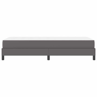 Bed Anders Grijs 80 x 200 cm Kunstleer