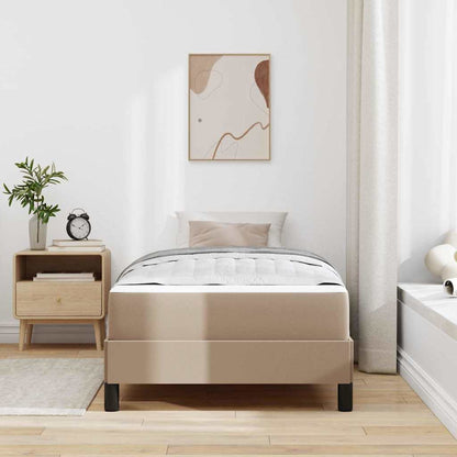 Bed Anders Cappuccino 90 x 190 cm Kunstleer