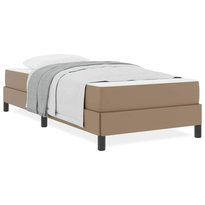 Bed Anders Cappuccino 90 x 190 cm Kunstleer
