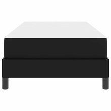 Bed Anders Zwart 90 x 200 cm Kunstleer