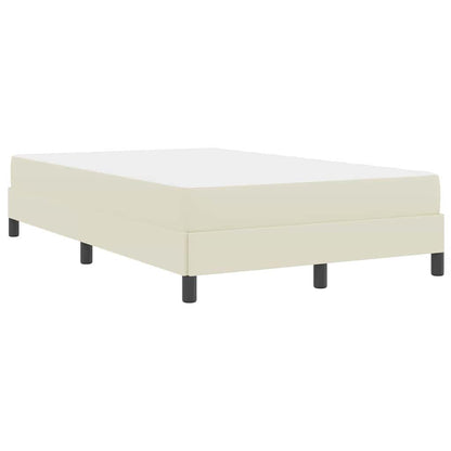 Bed Anders Crème 100 x 200 cm Kunstleer