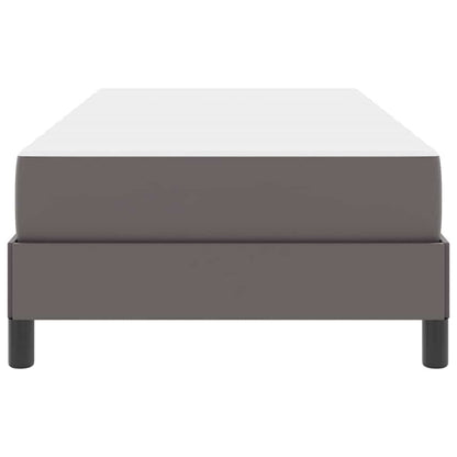 Bed Anders Grijs 100 x 200 cm Kunstleer