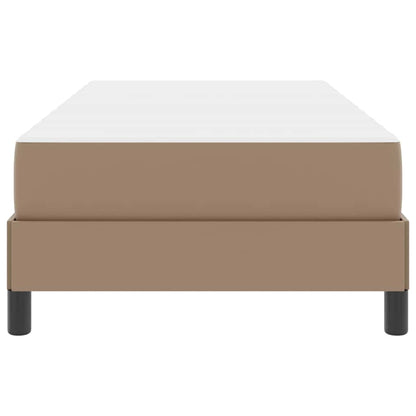 Bed Anders Cappuccino 100 x 200 cm Kunstleer