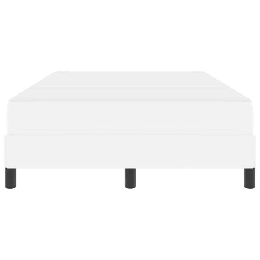 Bed Anders Zuiverwit 120 x 190 cm Kunstleer