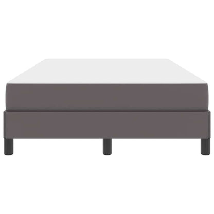 Bed Anders Grijs 120 x 190 cm Kunstleer