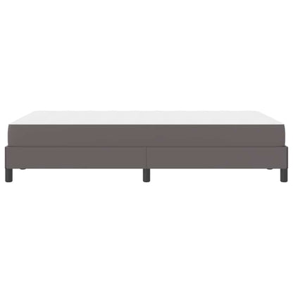 Bed Anders Grijs 120 x 190 cm Kunstleer