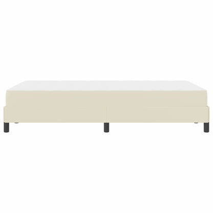 Bedframe met matras Crème 120 x 200 cm Stof
