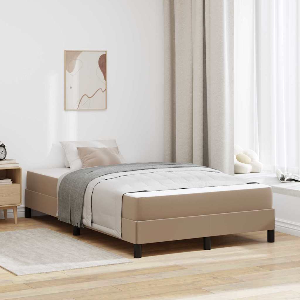 Bed Anders Cappuccino 120 x 200 cm Kunstleer