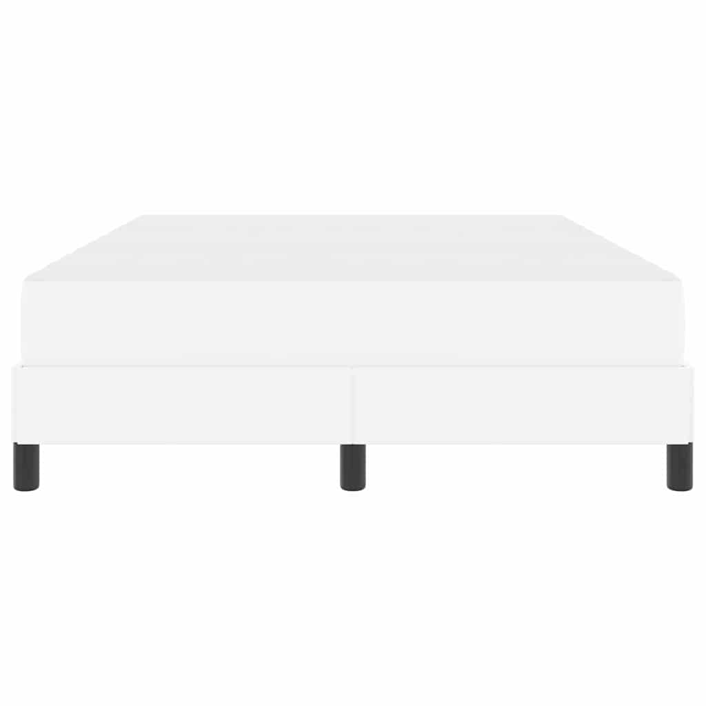 Bed Anders Zuiverwit 140 x 190 cm Kunstleer