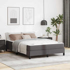 Bedframe 140x190 cm grijs kunstleer