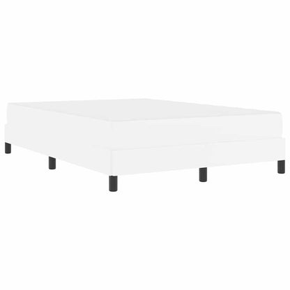 Bed Anders Zuiverwit 140 x 200 cm Kunstleer