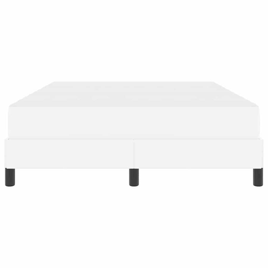 Bed Anders Zuiverwit 140 x 200 cm Kunstleer