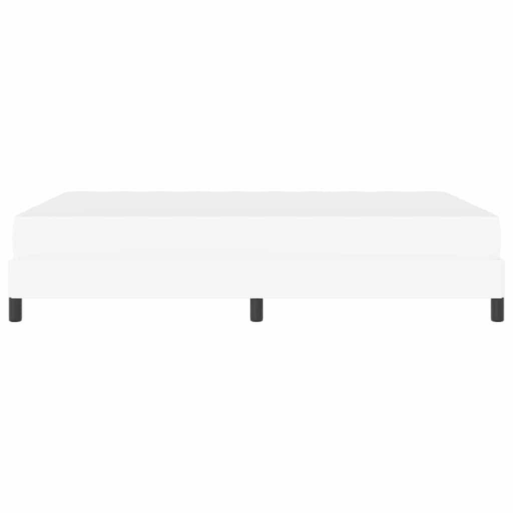 Bed Anders Zuiverwit 140 x 200 cm Kunstleer