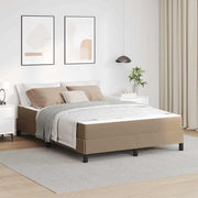 Bedframe 140x200 cm cappuccino kunstleer