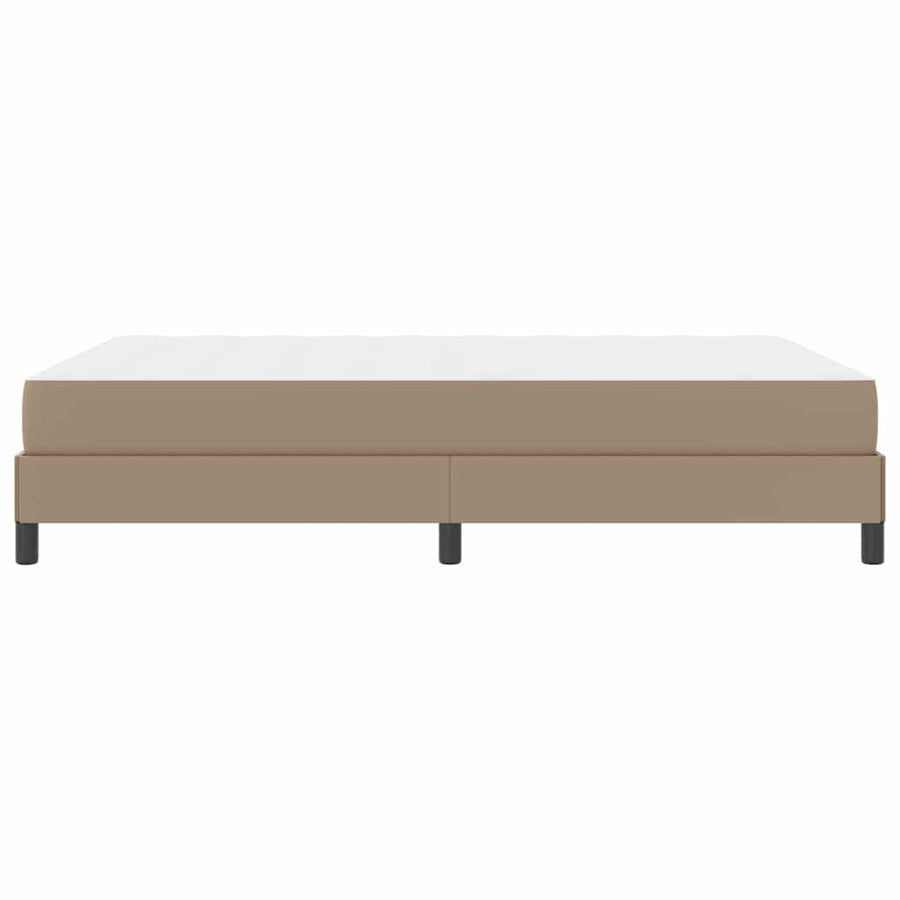 Bed Anders Cappuccino 140 x 200 cm Kunstleer