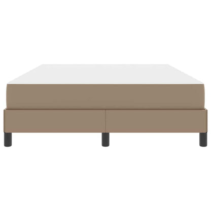 Bed met matras Cappuccino 160 x 200 cm Kunstleer