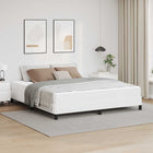 Bedframe 180x200 cm wit kunstleer