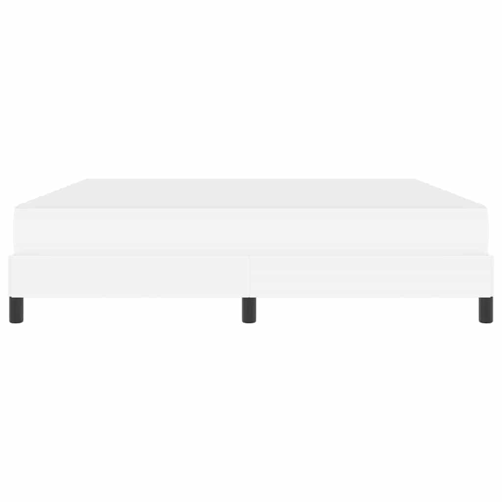 Bed Anders Zuiverwit 180 x 200 cm Kunstleer