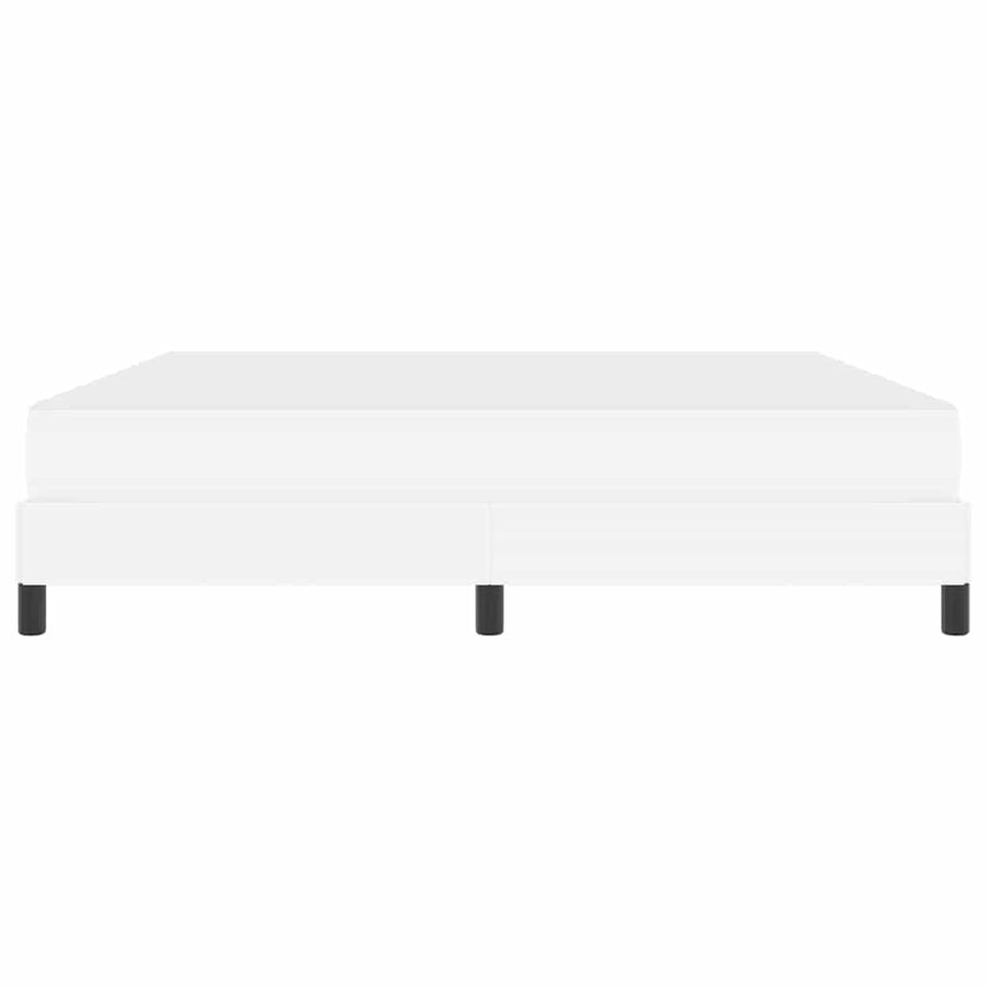Bed Anders Zuiverwit 180 x 200 cm Kunstleer