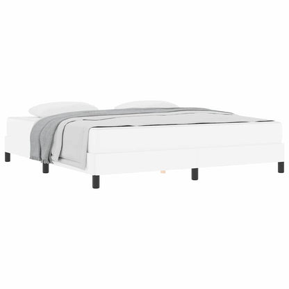 Bed Anders Zuiverwit 180 x 200 cm Kunstleer