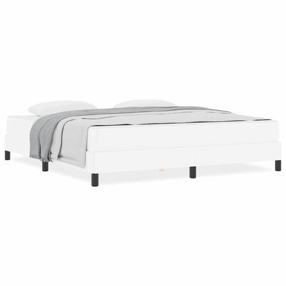 Bed Anders Zuiverwit 180 x 200 cm Kunstleer