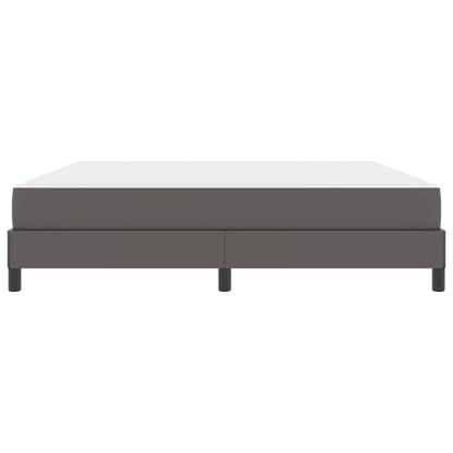 Bed Anders Grijs 180 x 200 cm Kunstleer