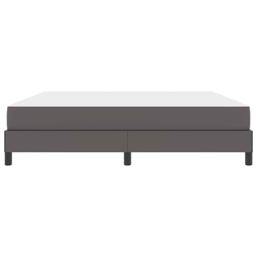 Bed Anders Grijs 180 x 200 cm Kunstleer