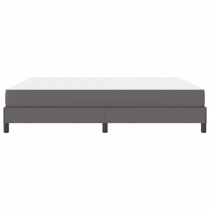 Bed Anders Grijs 180 x 200 cm Kunstleer