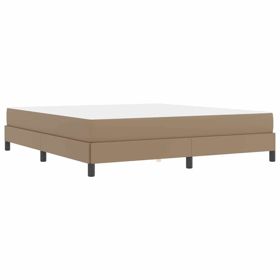 Bed Anders Cappuccino 180 x 200 cm Kunstleer