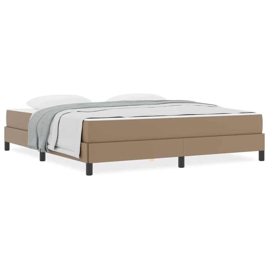 Bed Anders Cappuccino 180 x 200 cm Kunstleer