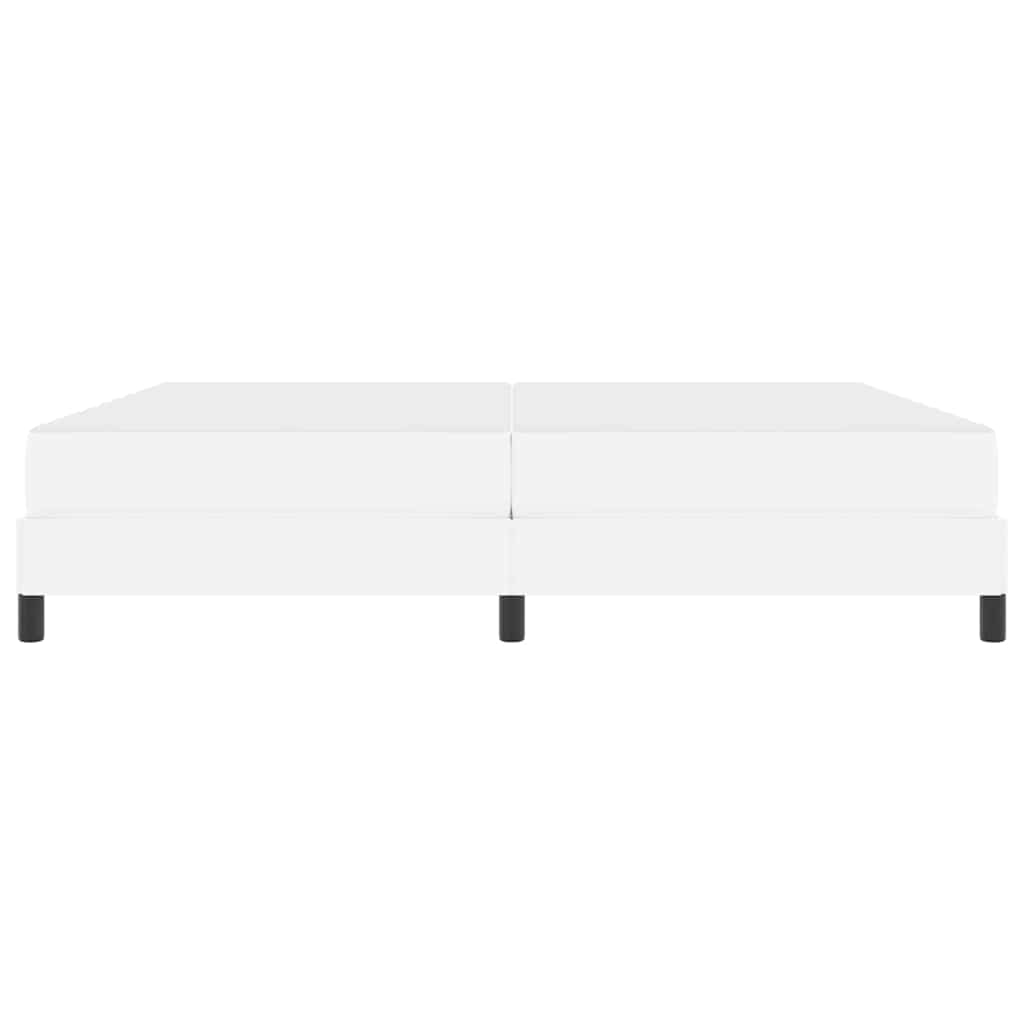 Bed Anders Zuiverwit 200 x 200 cm Kunstleer