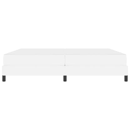 Bed Anders Zuiverwit 200 x 200 cm Kunstleer