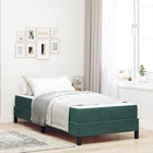 Boxspringbed 80x200 cm donkergroen