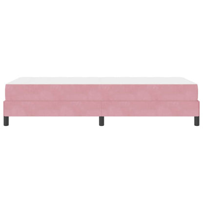 Boxspringbed met matras Roze 90 x 200 cm Fluweel