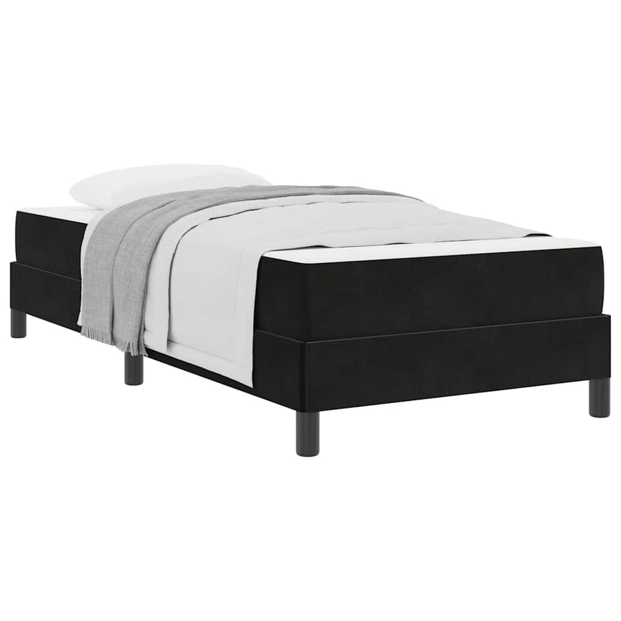 Boxspringbed met matras Zwart 100 x 200 cm Fluweel