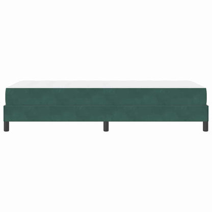 Boxspringbed met matras Donkergroen 100 x 200 cm Fluweel