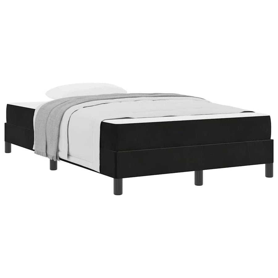 Boxspringbed met matras Zwart 120 x 190 cm Fluweel