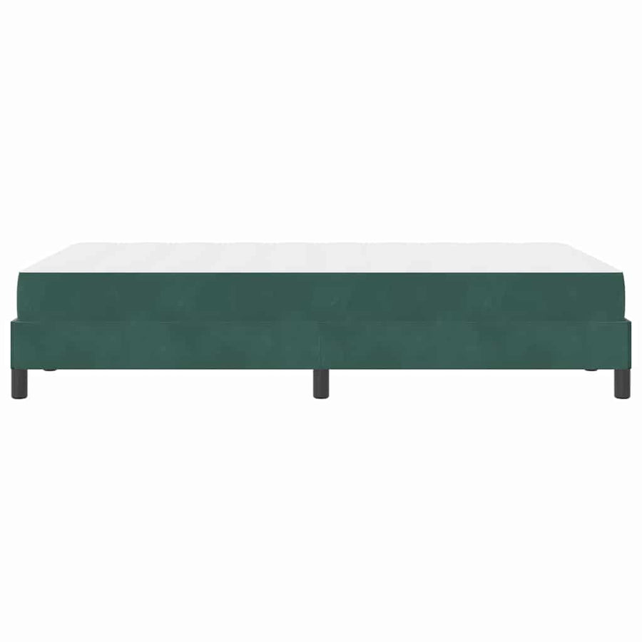 Boxspringbed met matras Donkergroen 120 x 190 cm Fluweel