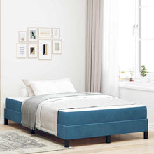 Boxspringbed met matras Donkerblauw 120 x 190 cm Fluweel