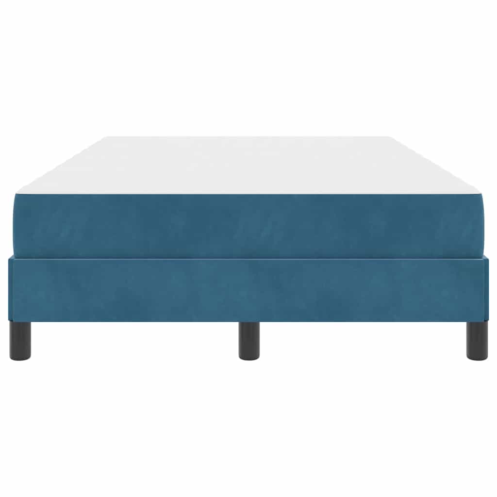 Boxspringbed met matras Donkerblauw 120 x 190 cm Fluweel
