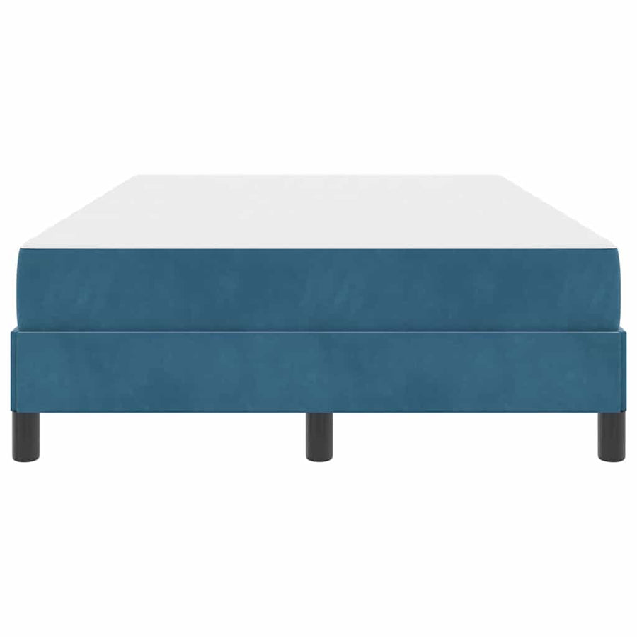 Boxspringbed met matras Donkerblauw 120 x 190 cm Fluweel