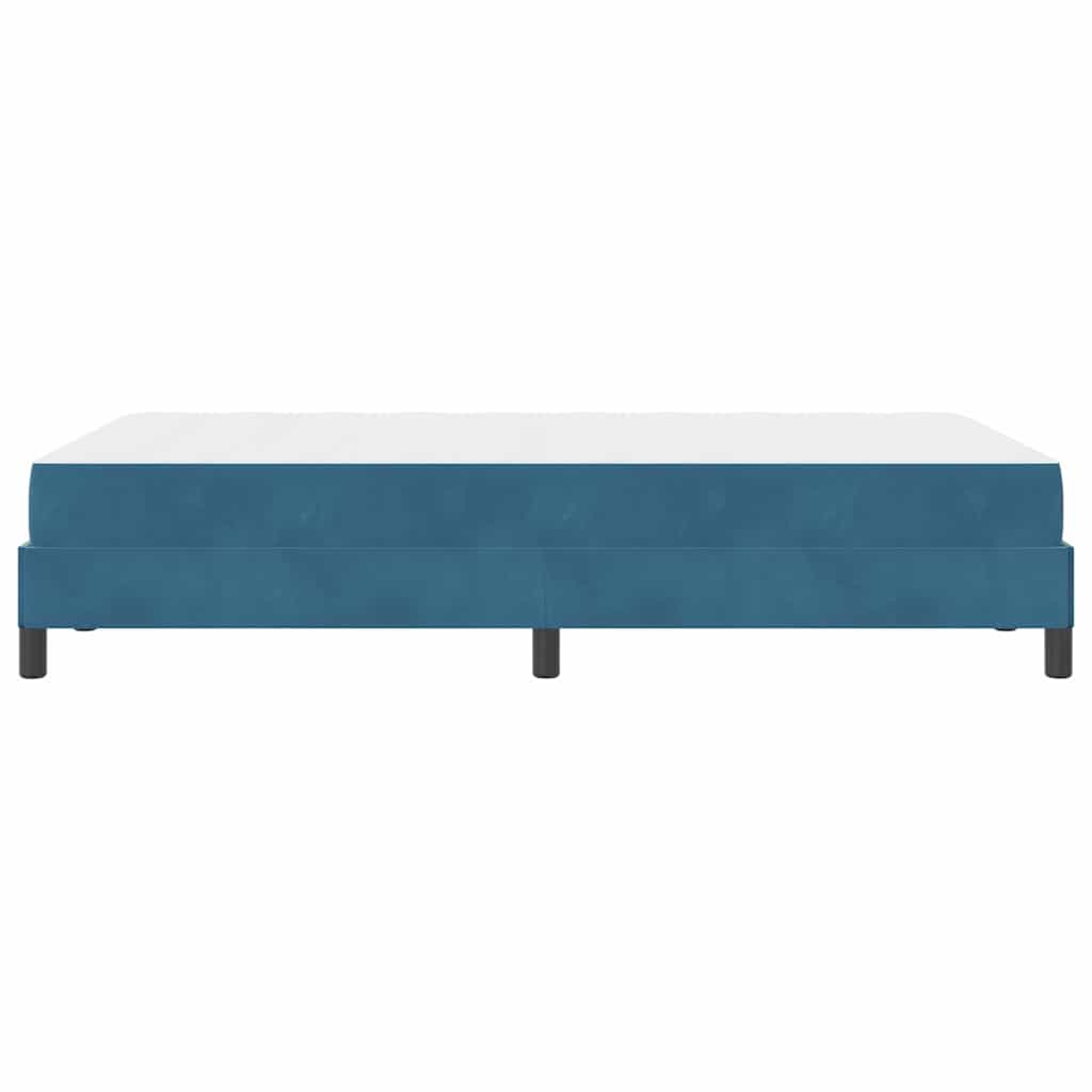 Boxspringbed met matras Donkerblauw 120 x 190 cm Fluweel
