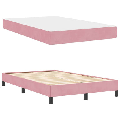 Boxspringbed met matras Roze 120 x 190 cm Fluweel