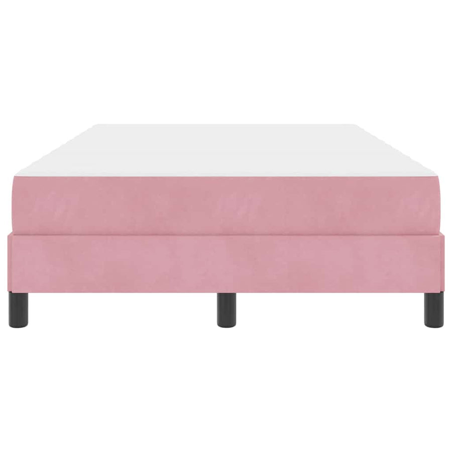 Boxspringbed met matras Roze 120 x 190 cm Fluweel