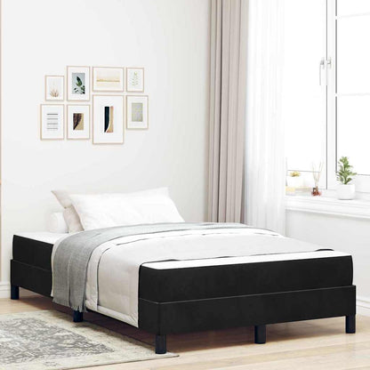 Boxspringbed met matras Zwart 120 x 200 cm Fluweel