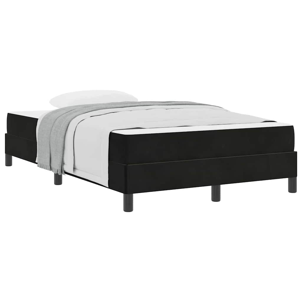 Boxspringbed met matras Zwart 120 x 200 cm Fluweel