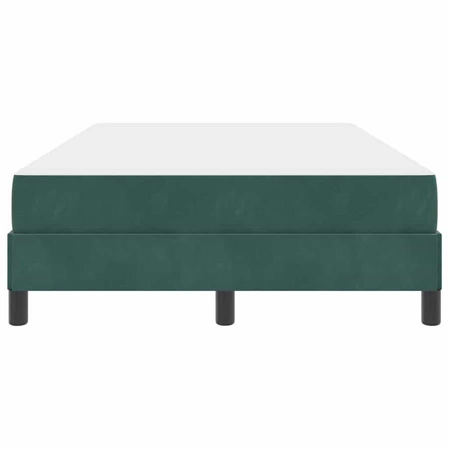 Boxspringbed met matras Donkergroen 120 x 200 cm Fluweel