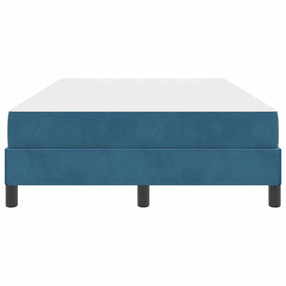 Boxspringbed met matras Donkerblauw 120 x 200 cm Fluweel